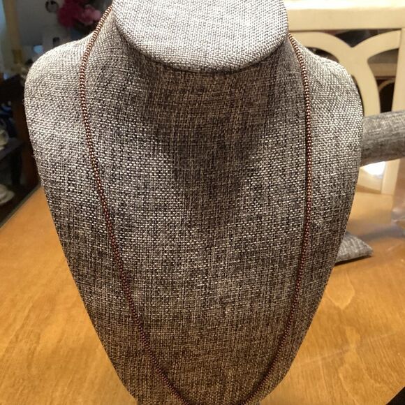 NWOT. Copper Tone 3 In 1 Anchor Chain 21” - Picture 7 of 8